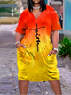 Orange Faith Dress