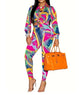 Greek Color Pants Set