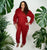 Red Pant Set
